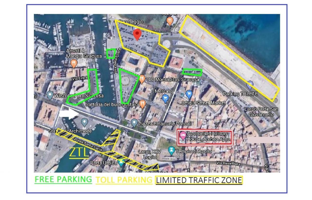 Apartament Apollonion Hh Above Apollo'S Temple Ortygia Syrakuzy Zewnętrze zdjęcie