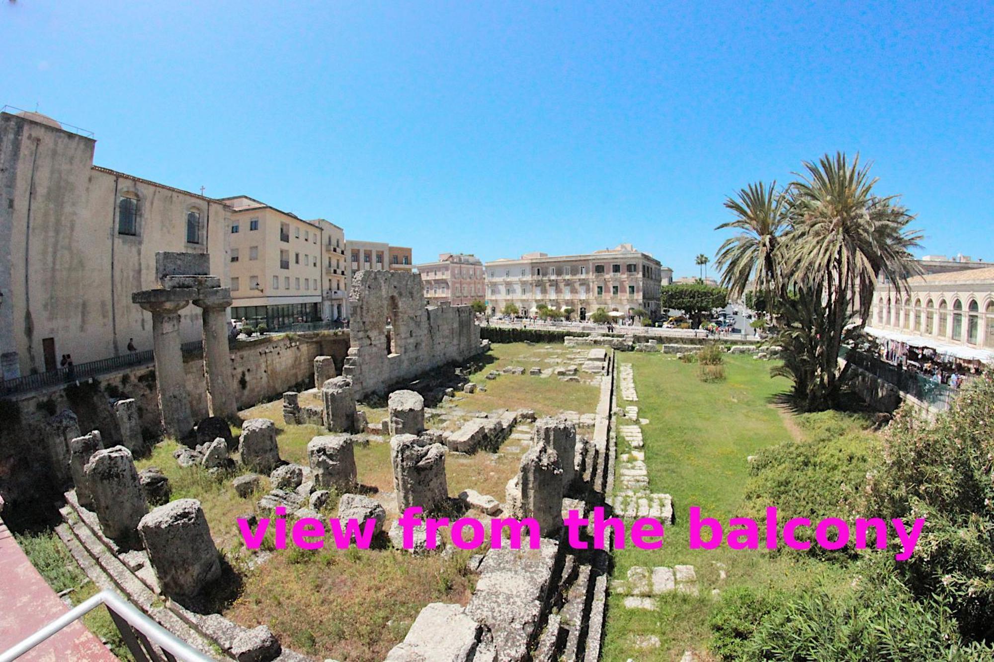 Apartament Apollonion Hh Above Apollo'S Temple Ortygia Syrakuzy Zewnętrze zdjęcie
