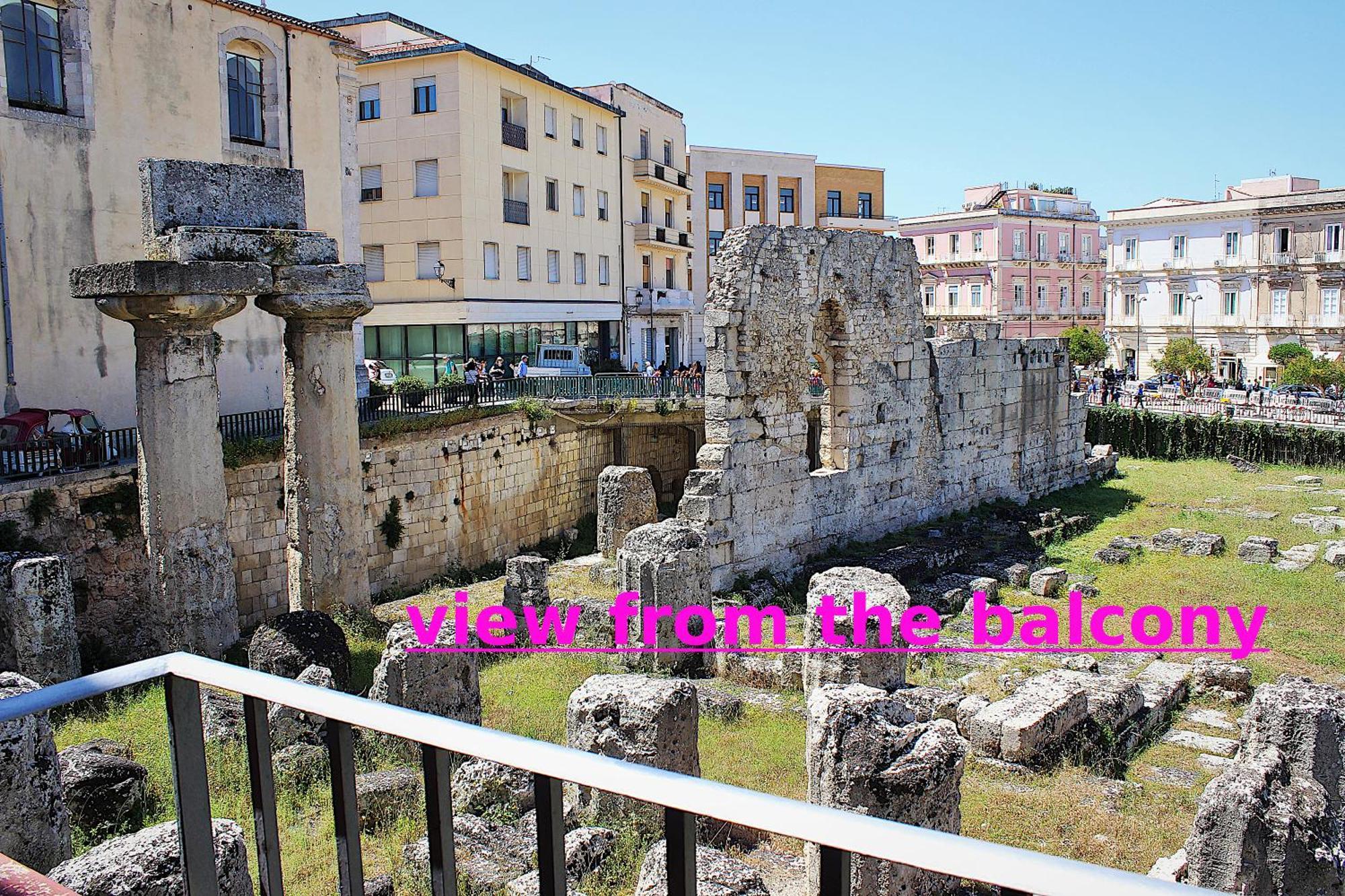 Apartament Apollonion Hh Above Apollo'S Temple Ortygia Syrakuzy Zewnętrze zdjęcie