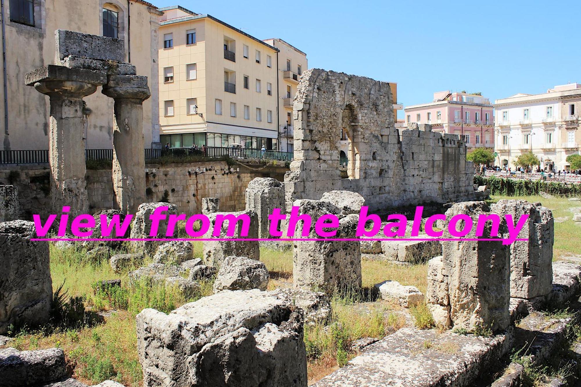 Apartament Apollonion Hh Above Apollo'S Temple Ortygia Syrakuzy Zewnętrze zdjęcie